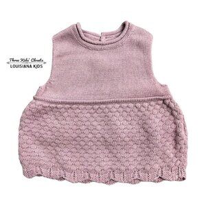 Fin & Vince 6-12m Lilac Knit Top